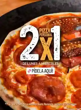 2x1 en Pizzas Personales