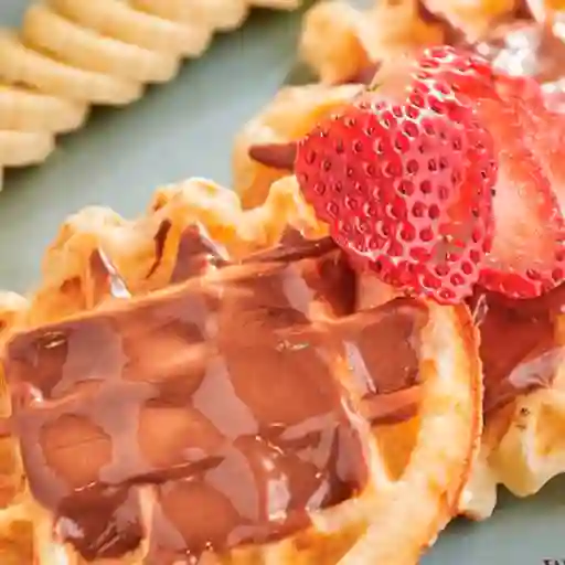 Waffle de Chocolate