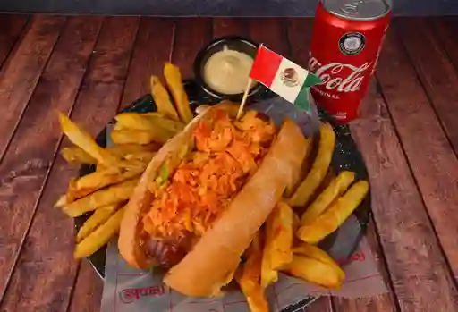 Combo Hot Dog Mexicano