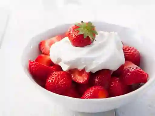 Fresas con Crema