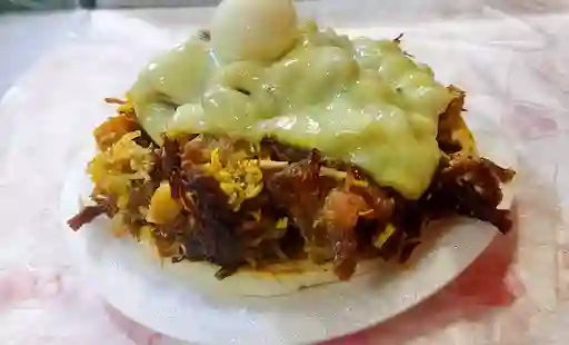 Arepa con Carne