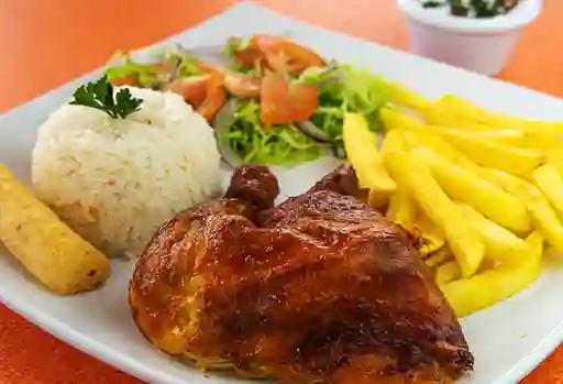 Bandeja con Pollo Asado