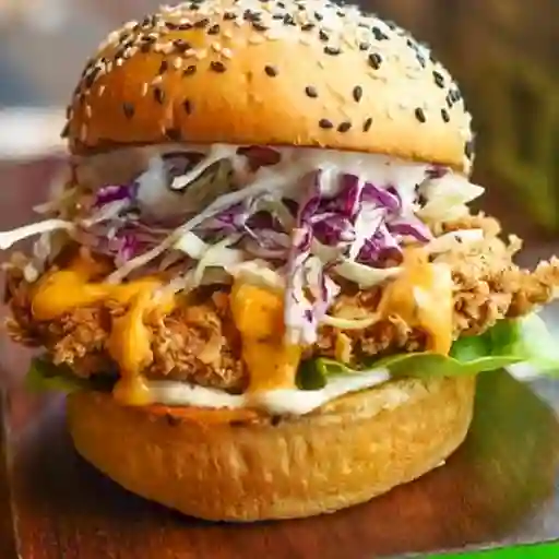 Hamburguesa Especial de Pollo Apanado