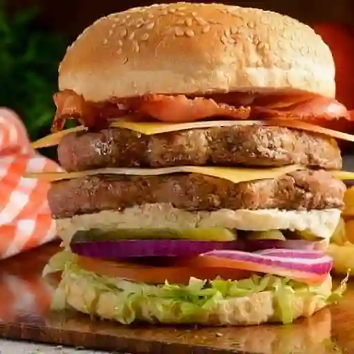 Combo Hamburguesa Super Doble Carne