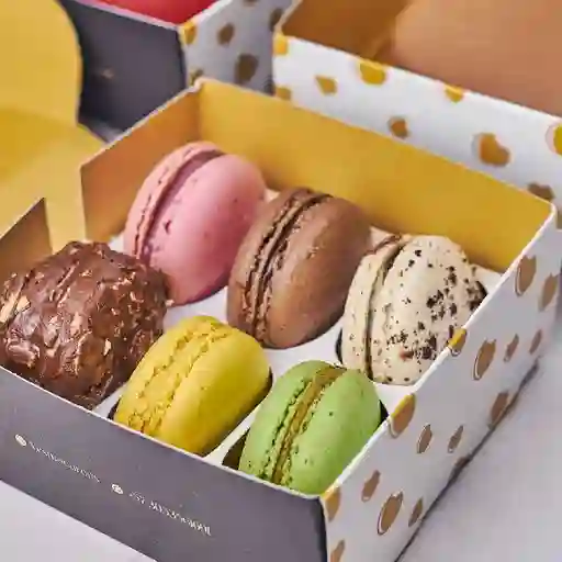 Macarons Surtidos Caja X6