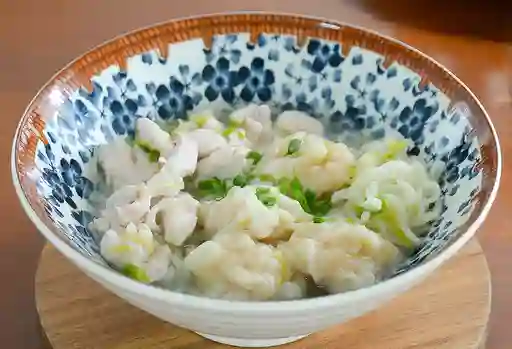 Sopa Wonton con Pasta
