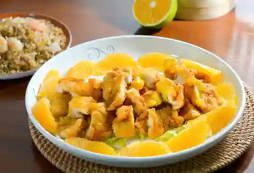 Pollo en Salsa de Naranja