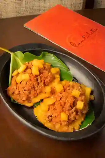 Patacón con Carne