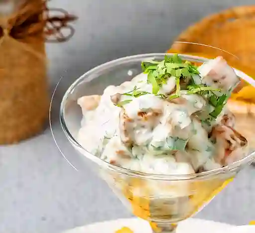 Ceviche Cremoso de Chicharrón