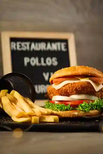 Hamburguesa Pollo Crocante