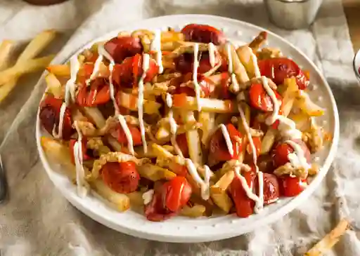 Salchipapas Sencilla