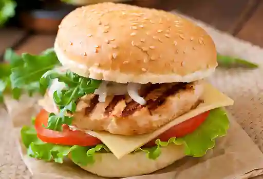 Hamburguesa con Filete de Pollo