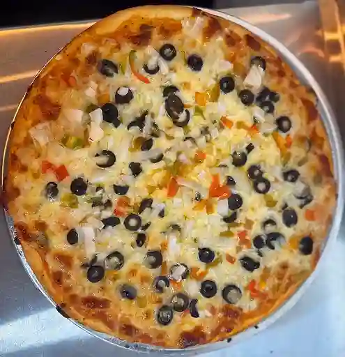 Pizza Vegetariana Personal (4 Porciones)