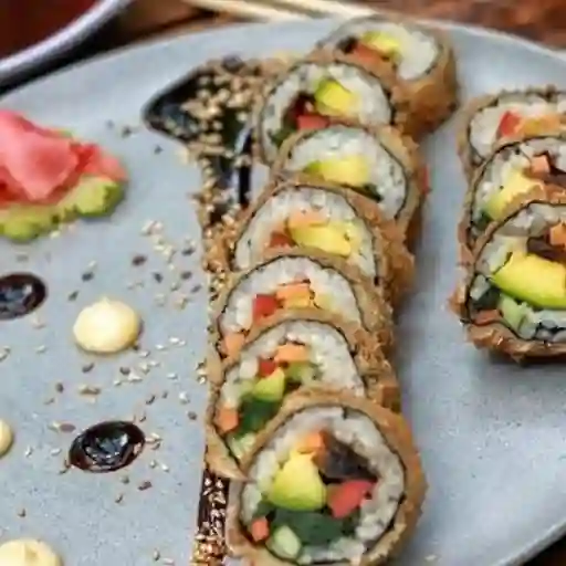 Vegetales Tempura Roll Medio