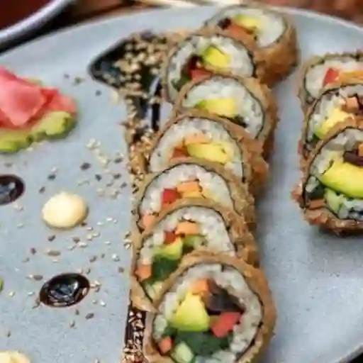 Vegetales Tempura Roll Medio