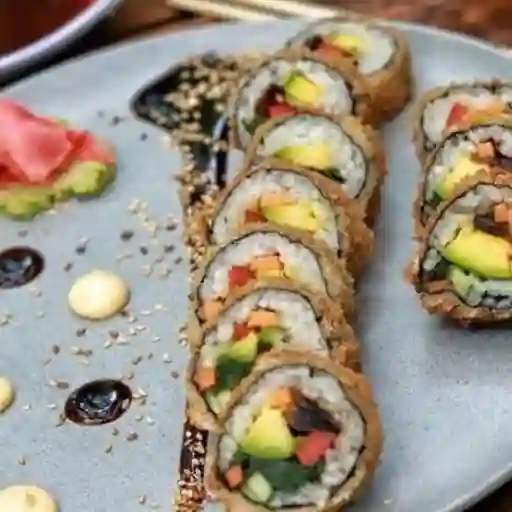 Vegetales Tempura Roll Completo