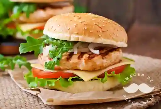 Hamburguesa de Pollo Apanado