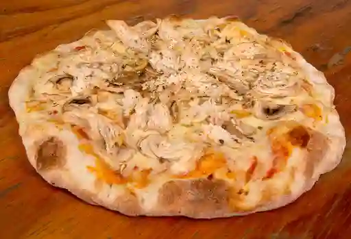 Pizza Pollo Champiñones Mediana
