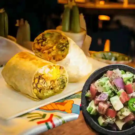 Burritos de Tres Proteínas