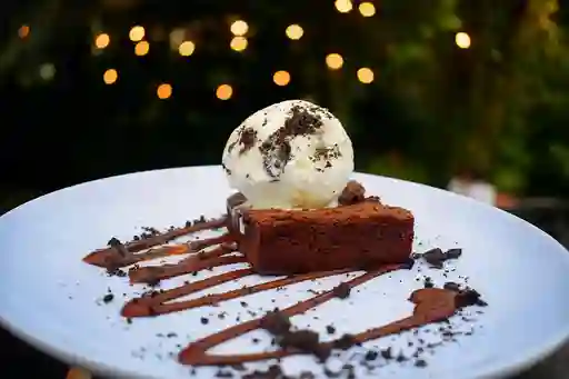 Brownie con Helado