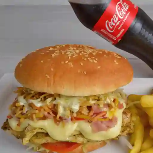 Combo Burger Maxi Triple Carne Especial