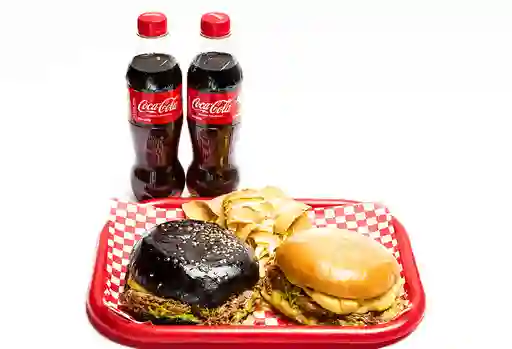 Combo X2 Tortas de Birria + Totopos + Gaseosa