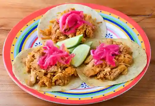 Orden de Tacos de Carnitas X 3