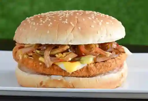 Hamburguesa Sencilla Pollo