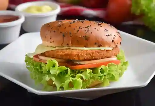 Hamburguesa Pollo Apanado