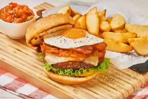 Hamburguesa Tazmania Criolla