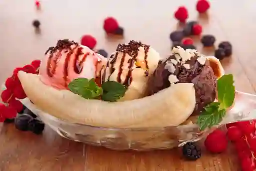 Banana Split Sencilla