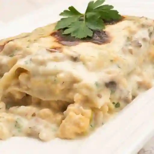 Lasagna de Pollo y Champiñón