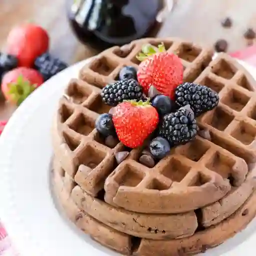 1 Waffle de Chocolate