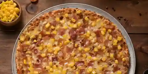 Pizza Maíz Tocineta Mediana