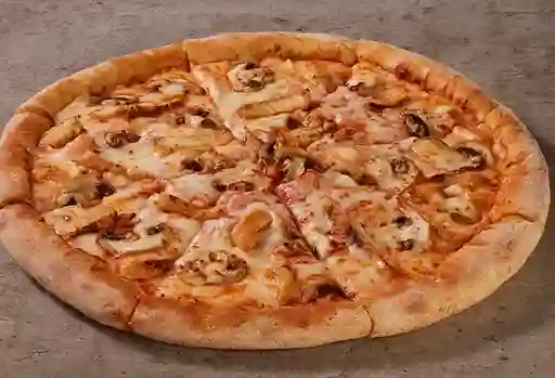 Pizza Pollo con Champiñón Mediana