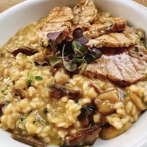 Risotto Ai Funghi Champiñones