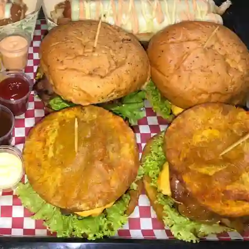 Combo Burger X 4