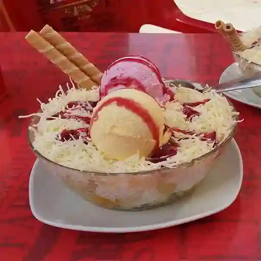 Ensalada Sencilla con Helado