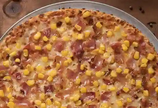 Pizza de Maíz y Tocineta