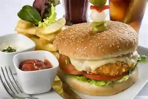 Hamburguesa de Pollo