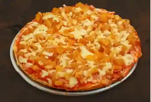 Pizza de Champiñón con Pollo Familiar