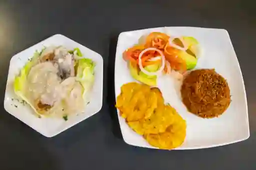 Bandeja Filete de Robalo Zumo de Coco