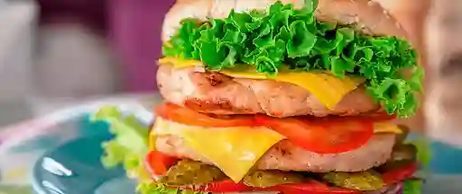 Hamburguesa de Pollo Súper Barril