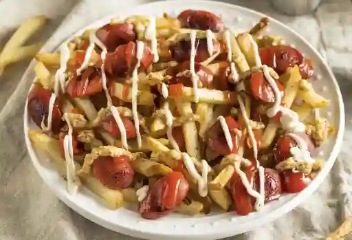 Salchipapas Sencilla