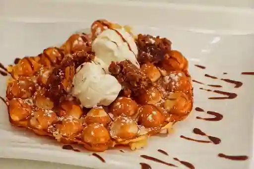 Bubble Waffle Kuki Helado