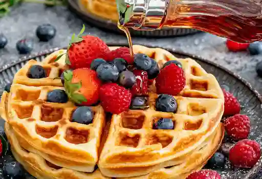 Waffles de Frutos Rojos