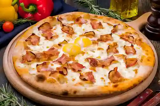 Pizza Carbonara de Pollo