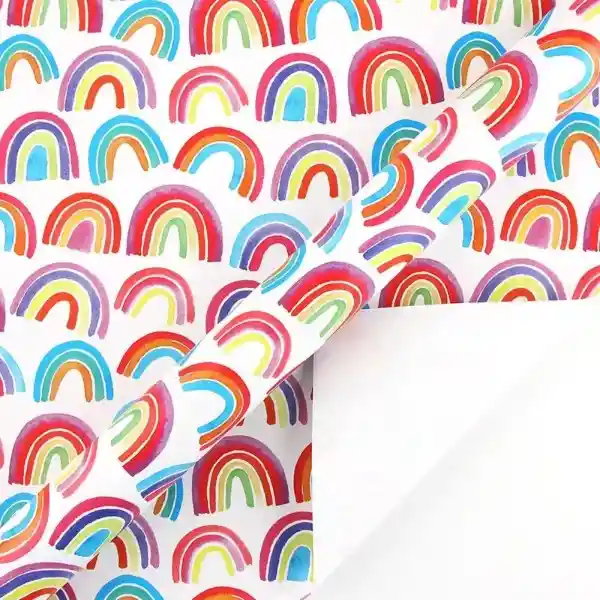 Papel Para Regalo Series Rainbow Bridge Miniso