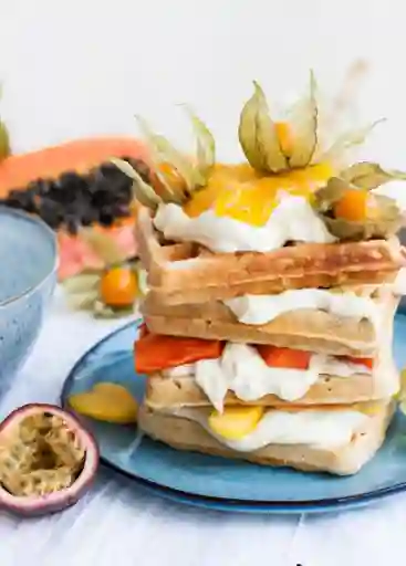 Waffle Frutos Amarillos