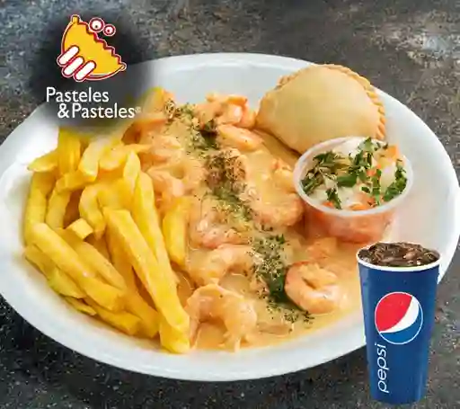 Robalo con Camarones